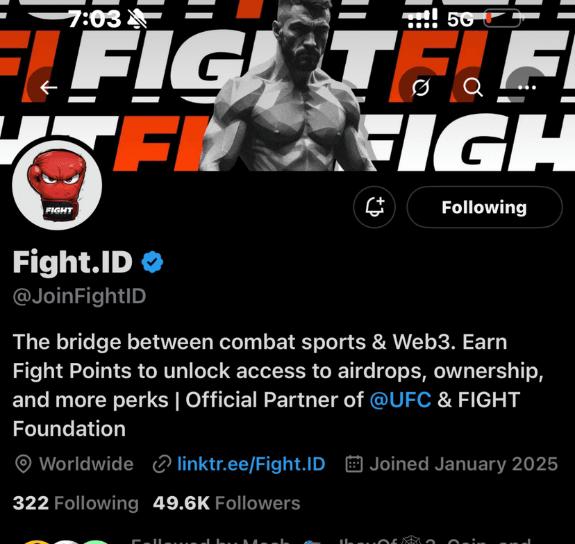 Fight.ID Twitter follower count before using TweetBoost